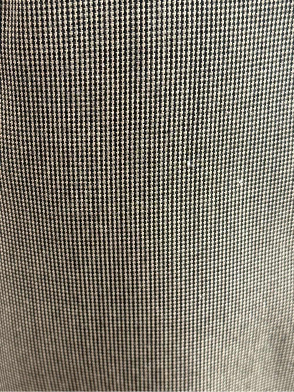 Women's Vintage Houndstooth Pattern Pleated Pencil Skirt, Tan and Black, Size 12 - Picture 8 of 8